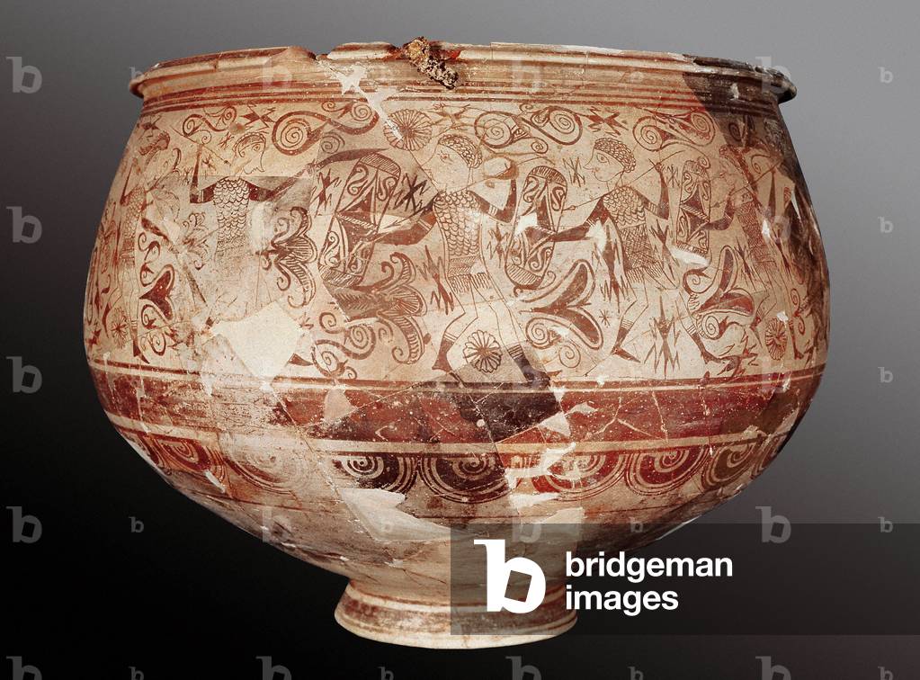 Cup vom Hügel des Heiligen Michael (Cerro de San Miguel) Lliria, Spanien, 4-2. Jahrhundert v. Chr. (Keramik)