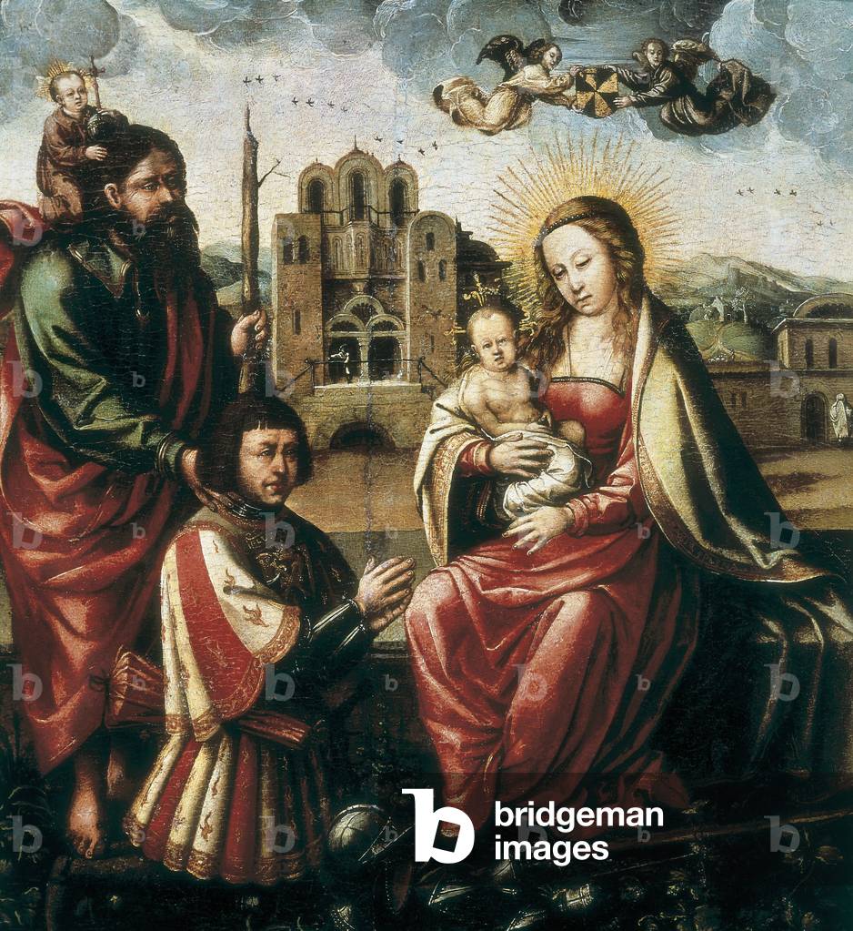 La Vergine di Cristoforo Colombo (Cristoforo Colombo, Cristoforo Colombo, 1451-1506). Dipinto anonimo di Casti