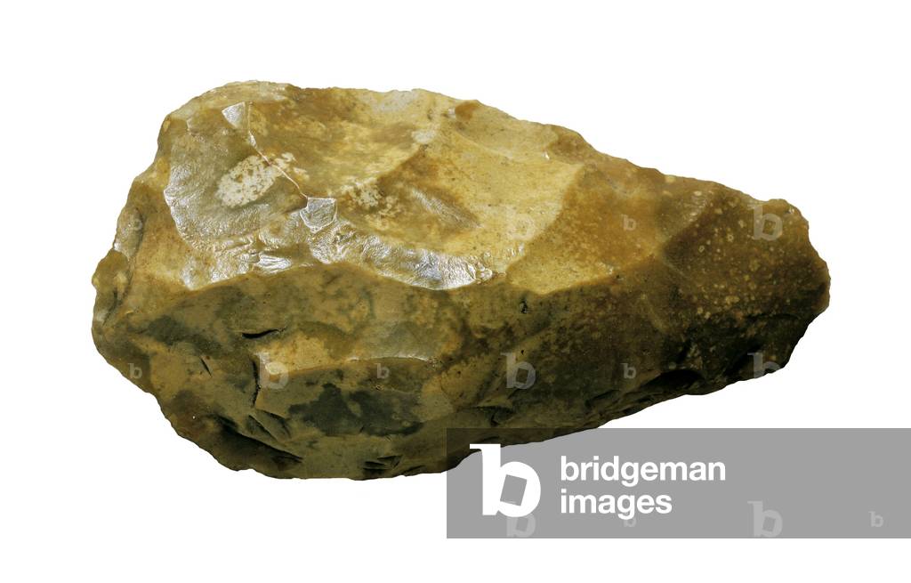 Prehistory: Flint bifaces of the Acheulean period (Paleolithic).