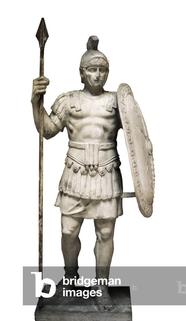 "scultura di una guardia pretoriana" di Roman