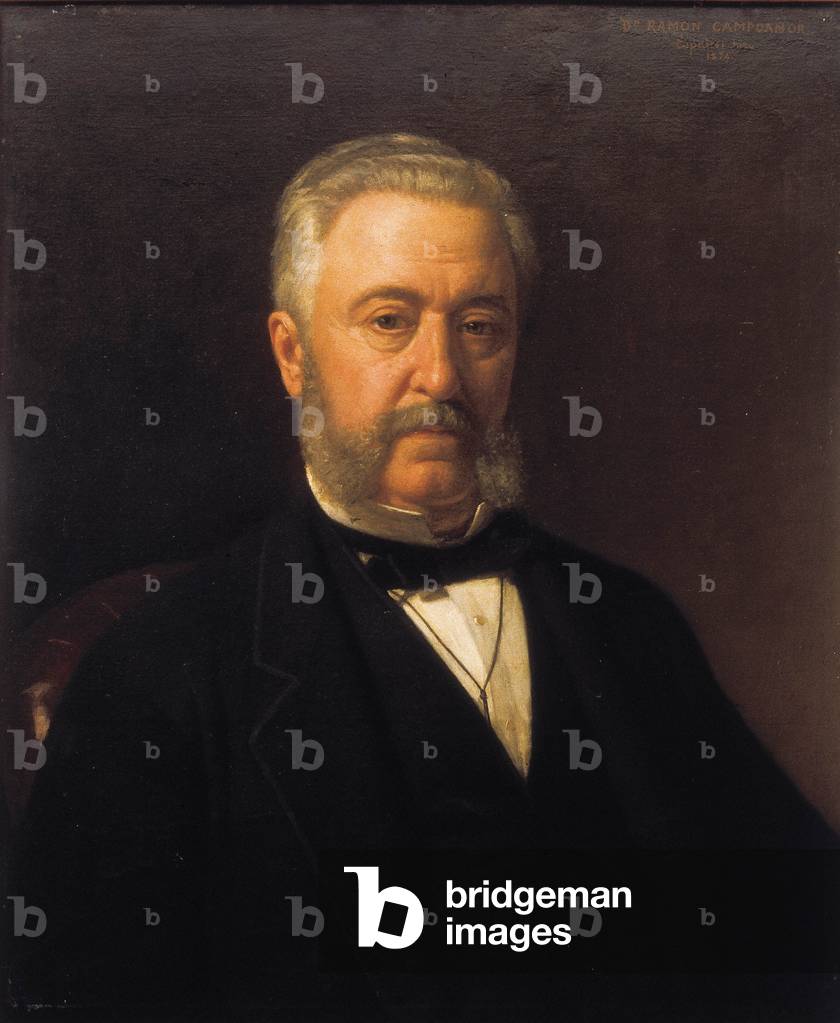 Image of Painting depicting Portrait de Ramon Campoamor (1817-1901) 1870 by Joaquin Espalter y Rull