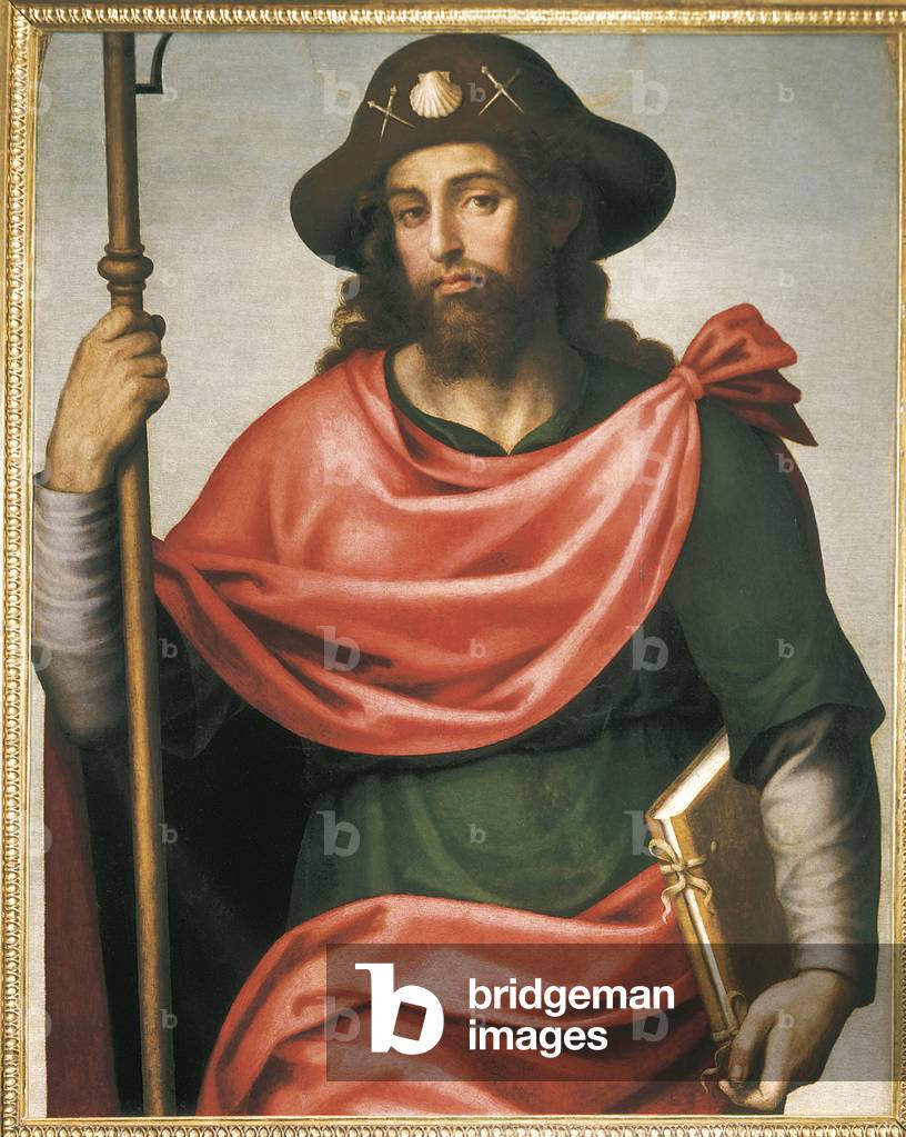 Porträt von St. Jakob von Compostela (Saint Jacques de Compostelle)