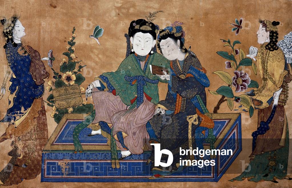 Immagine di Dipinto "Ragazza seduta su un divano" 1401