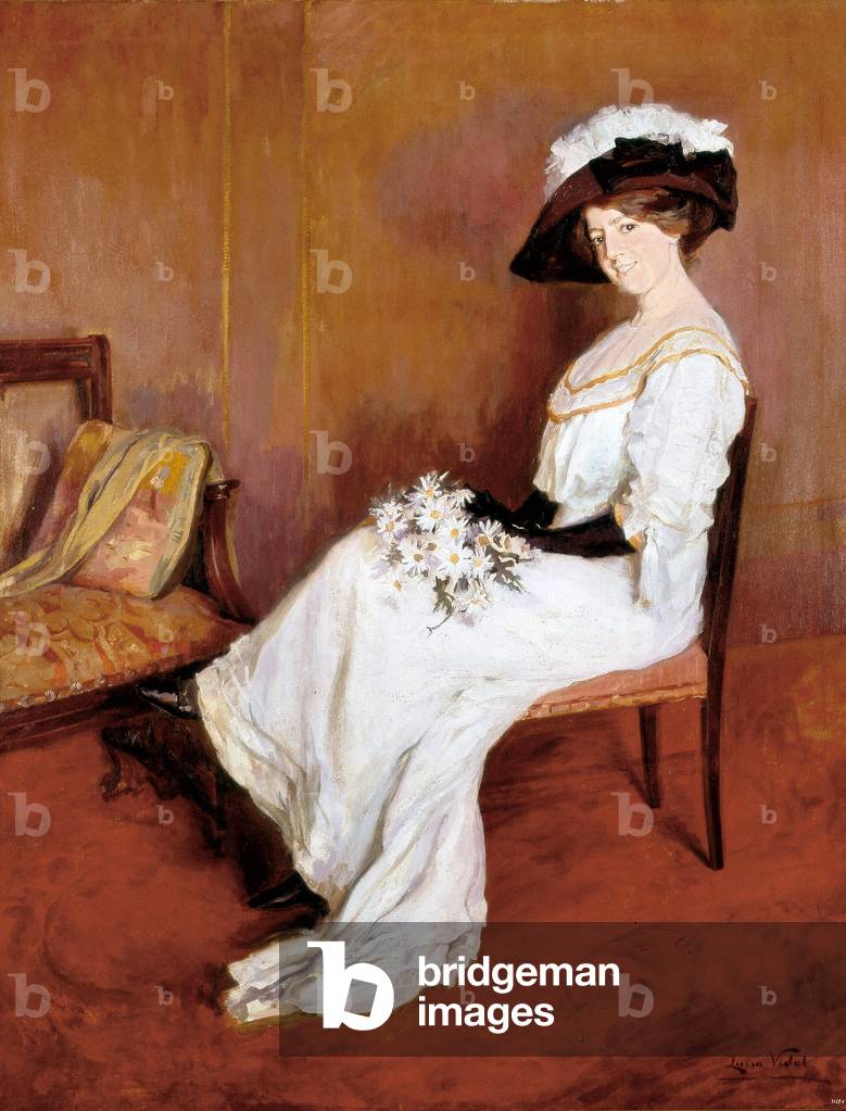 Immagine di Dipinto "Ritratto della signora Marta Vidal. Pittura di Lluisa Vidal i Puig (1876-1918)" di Lluisa