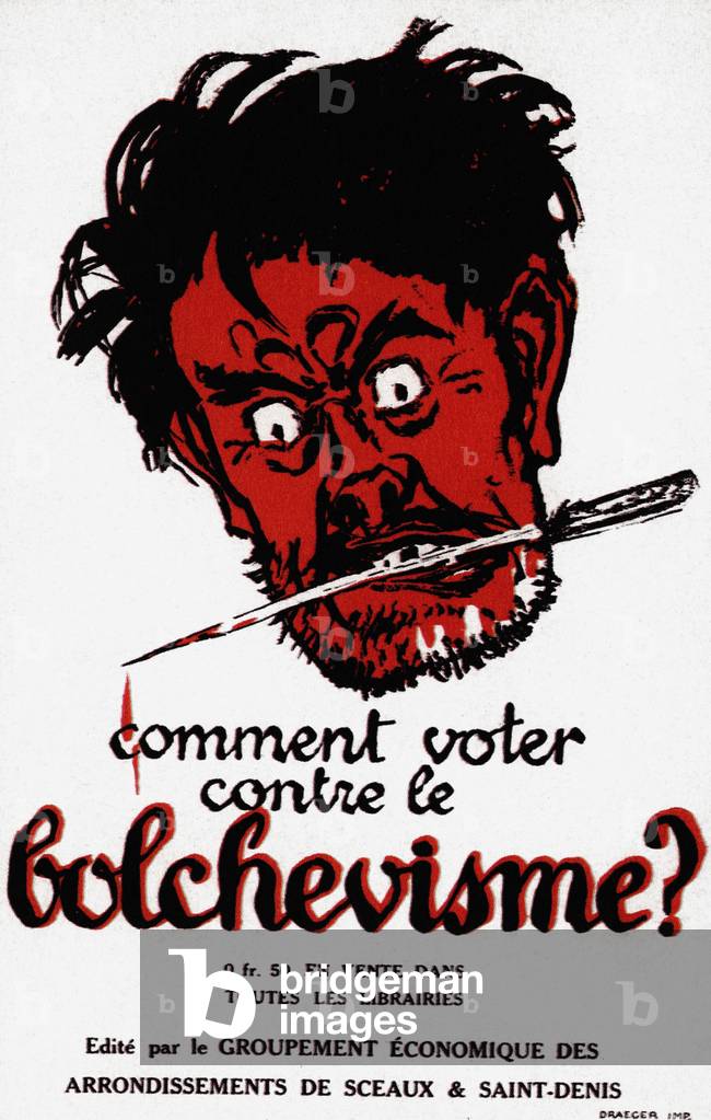 Poster “How to vote against Bolshevism?” 1919