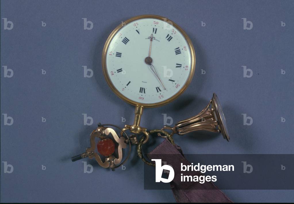 George Washington Pocket Watch, c.1789 (gold & glass)