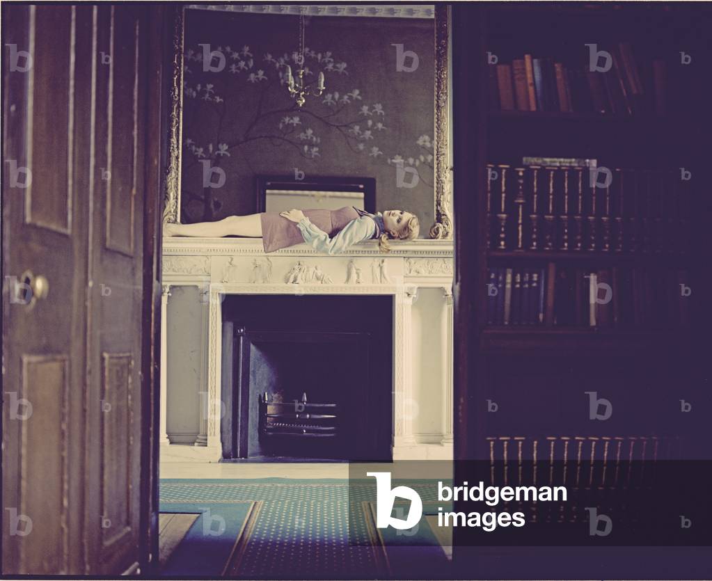 Emily Above the Fireplace, 2012 (photography)