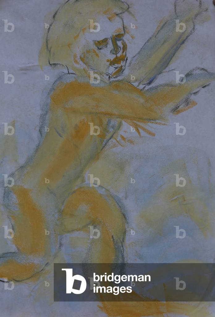 Running angel, 2015 (pastels)