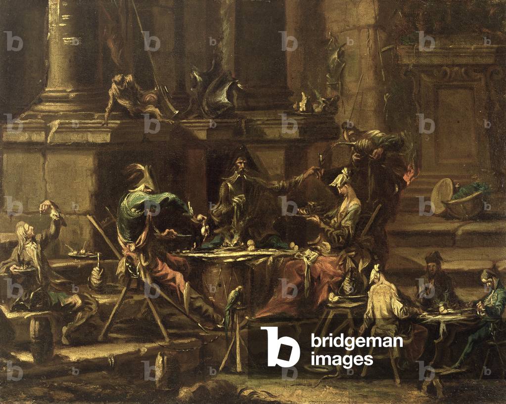 Gipsy Repast (Öl auf Leinwand)