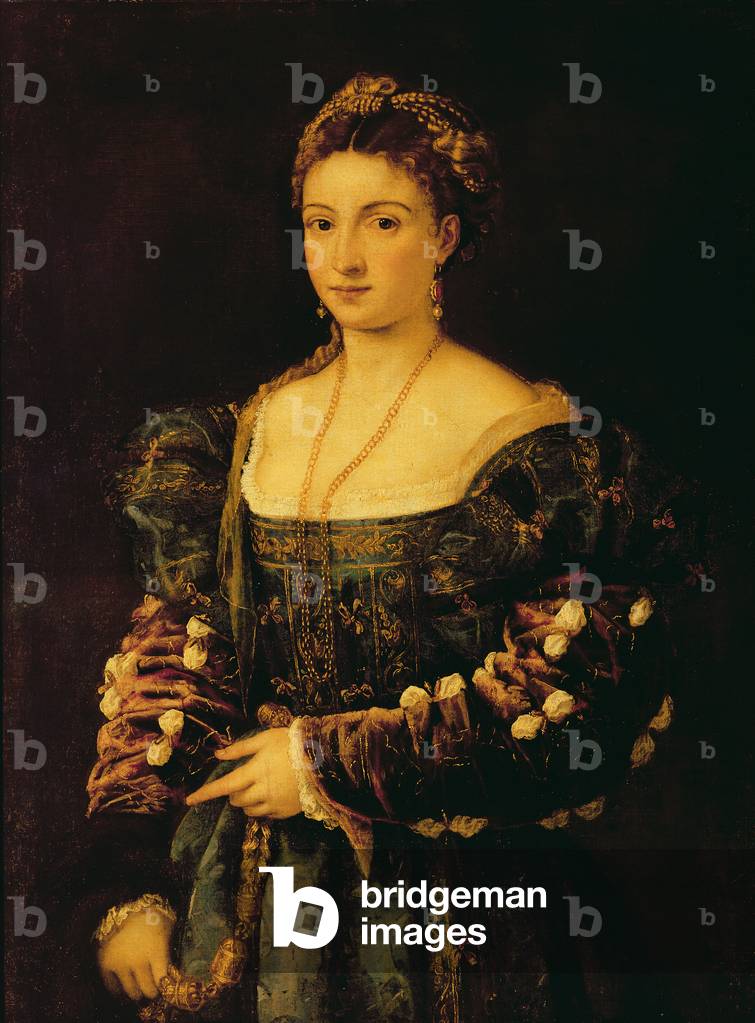 Bild von Gemälde "porträt von einem frau", 16. Jahrhundert von Titian