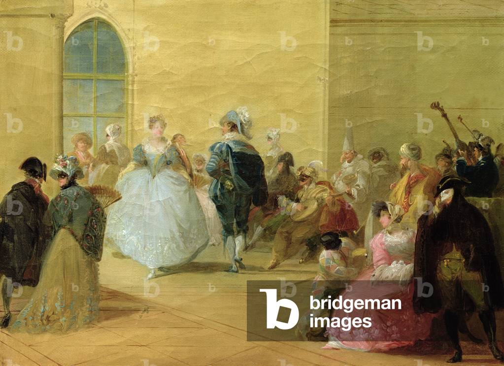 Der Maskierte Ball (Öl auf Leinwand)
