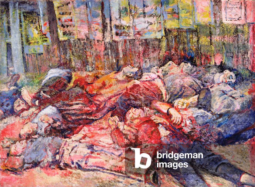 Il Martirio al Piazzale Loreto, 1944 (olio su tela)