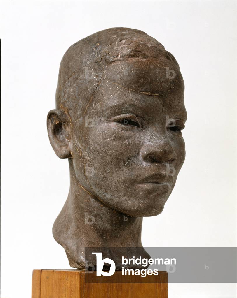 Head of a Negro, c.1924-28 (bronze-coloured terracotta)
