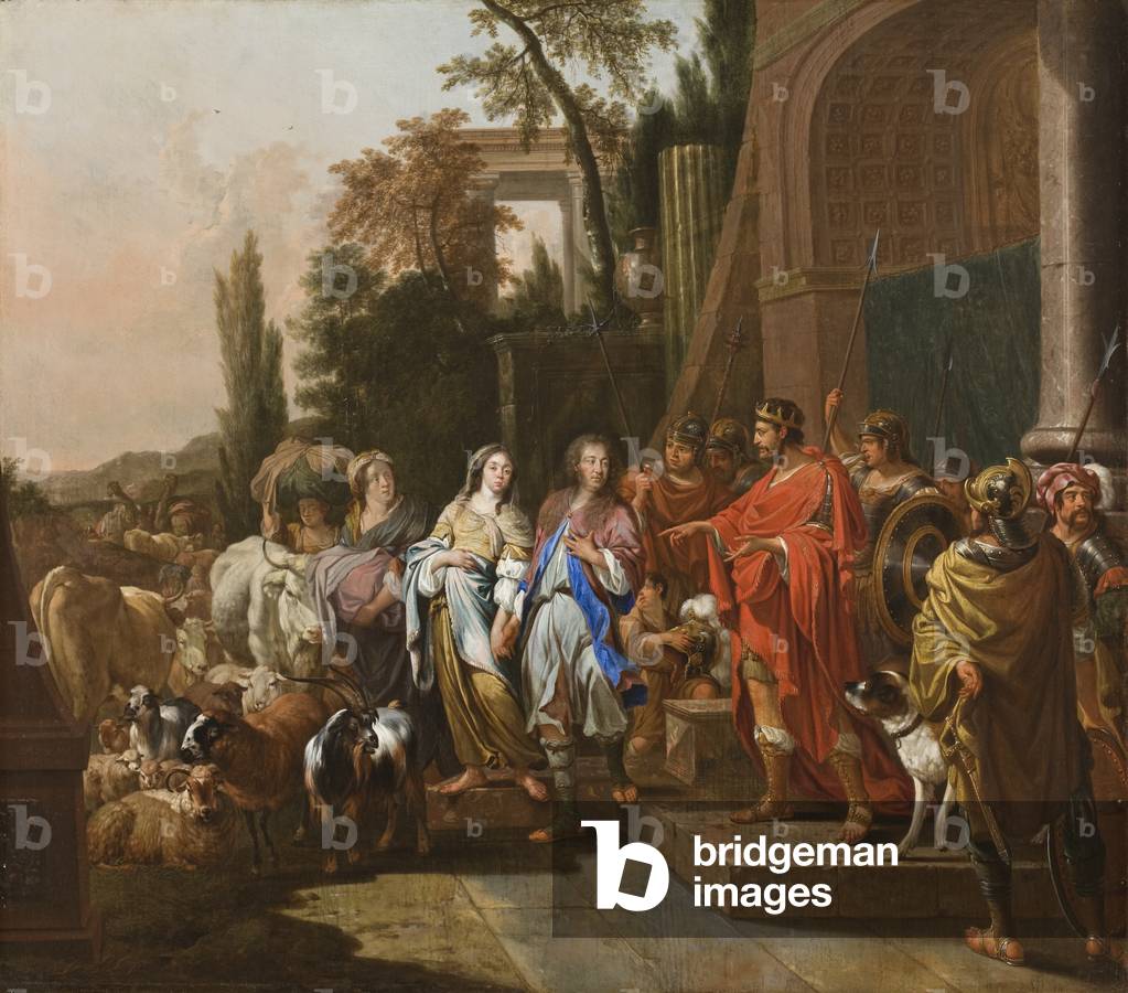 Abramo e Sarah prima di Abimelech, 1681 (olio su tela)