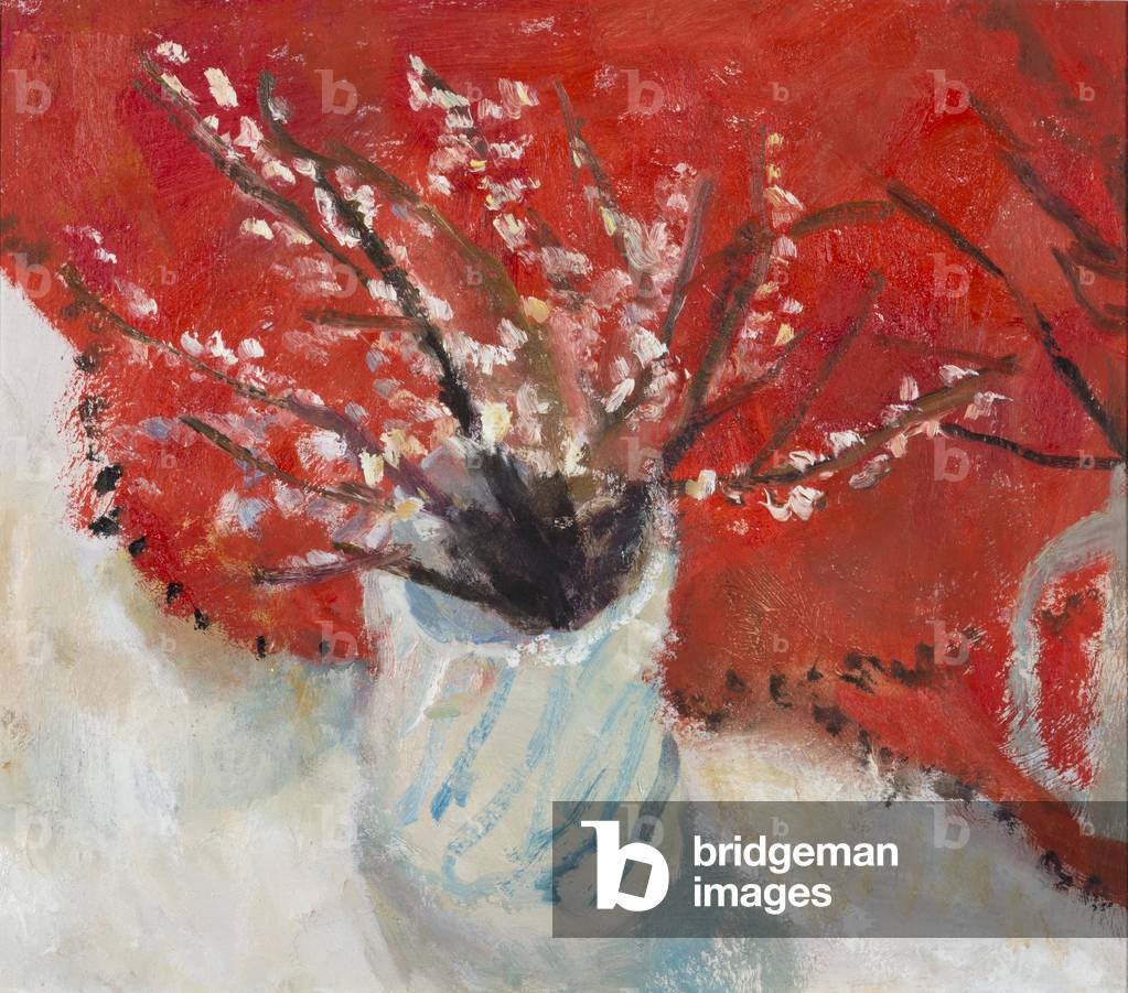 Red and White, 2012 (oil on canvas)
