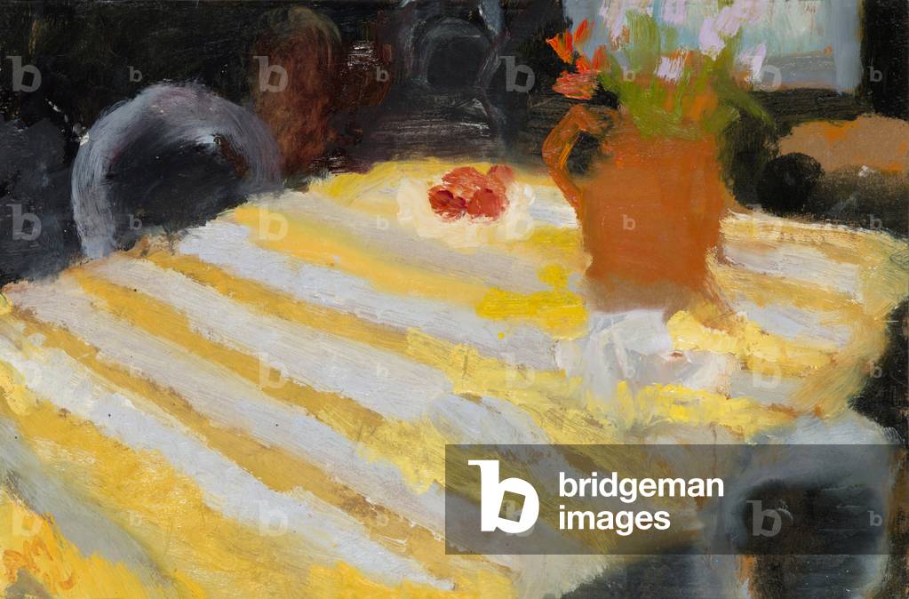 Yellow 'Like a Light', 2012 (oil on board)