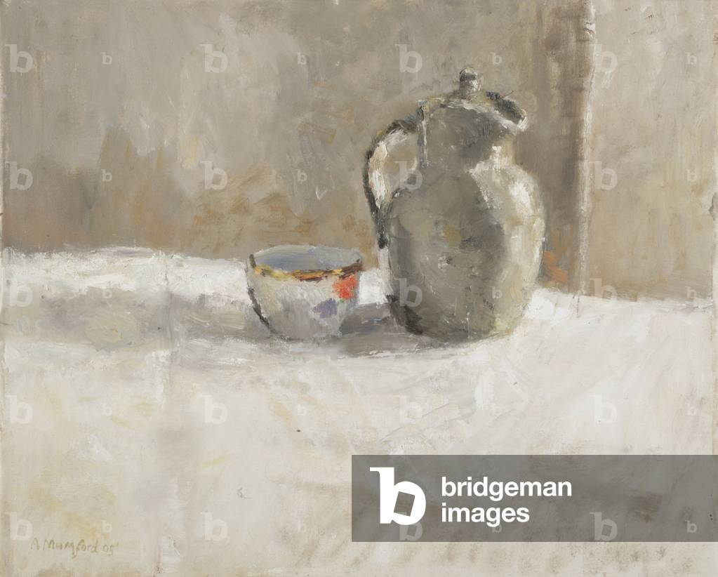 The Orange Flower Cup, 2005 (oil on board)