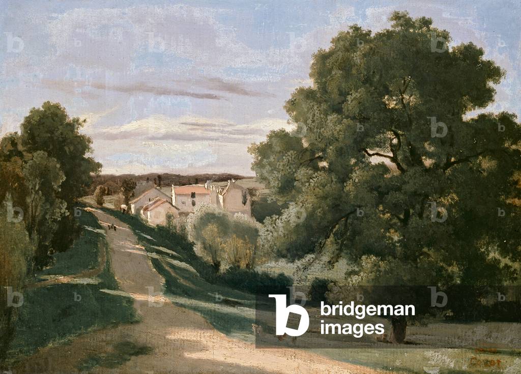 Landscape: Le Petit Charville, near Ville d'Array, 19th century (oil on canvas)