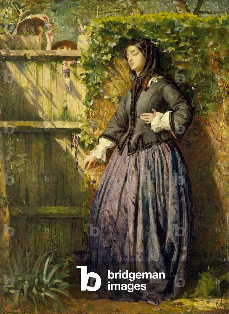 Broken Vows, 1857 (Öl auf Karton)