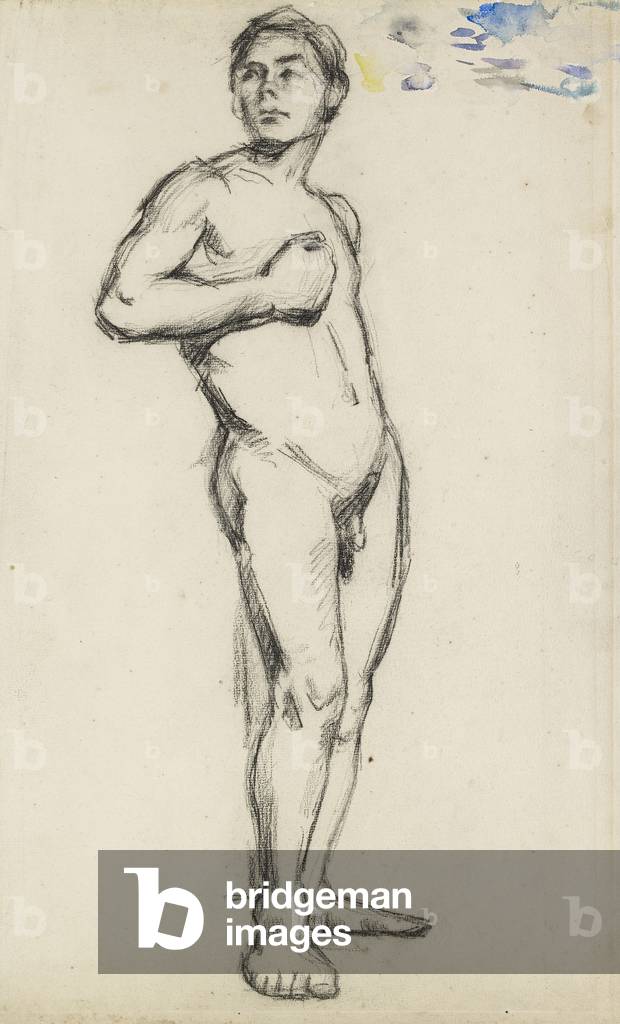 "Männlicher Akt", 19. Jahrhundert von Paul Cezanne