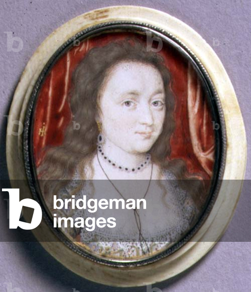 Ritratto in miniatura di Lady Cecilia Neville, c.1615-20 (w/c su pergamena)