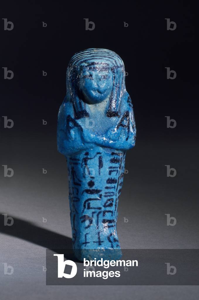 Figurina inscritta per il sacerdote di Amun, Amenemope e Shawabti dalla Tomba 148, Tebe, Nuovo Regno, c.1193-1