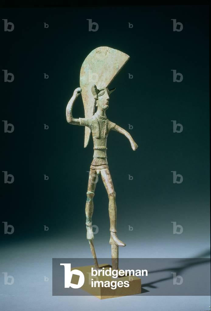 Warrior, from Umbria, Etruscan, 5th century BC (bronze)