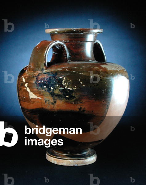 Athenische schwarze glänzende Keramik Amphore, gefunden in Dalboki Grab (Keramik)