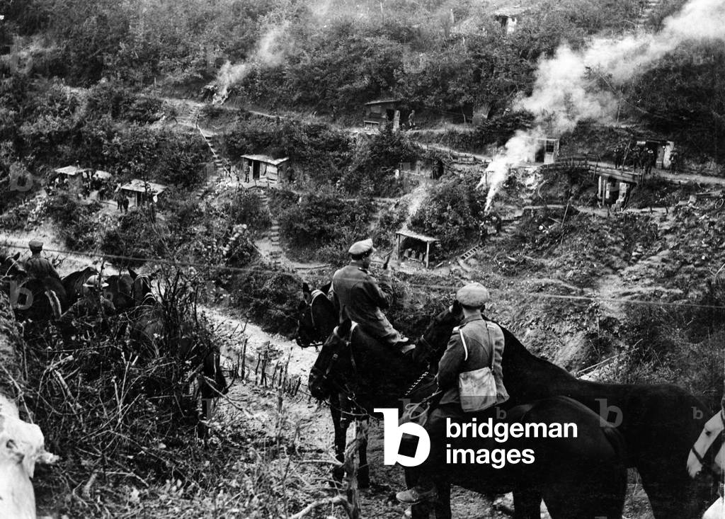 Official photograph taken on the British Western Front, 1917-1918 (b/w photo)