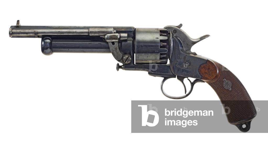 Percussion nine-shot revolver, 1860 (photo)