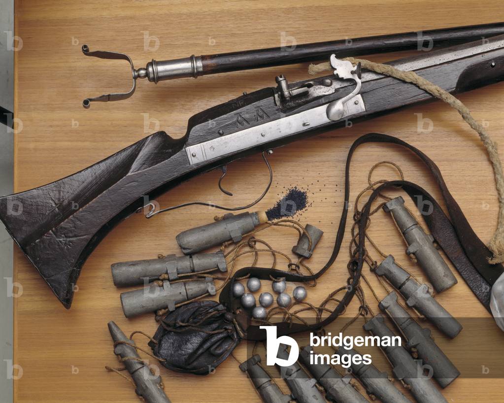 Matchcord for use in a matchlock musket, 1631-70 (cord)