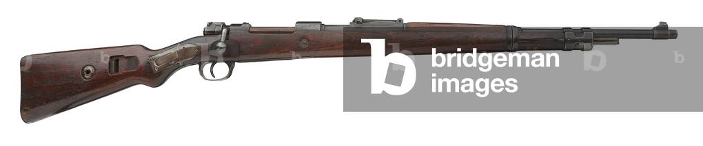 Experimental Kar 98k centrefire bolt action rifle with folding stock, 1938 (wood & metal)