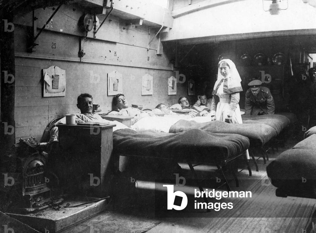 Official photograph taken on the British Western Front, 1917-1918 (b/w photo)
