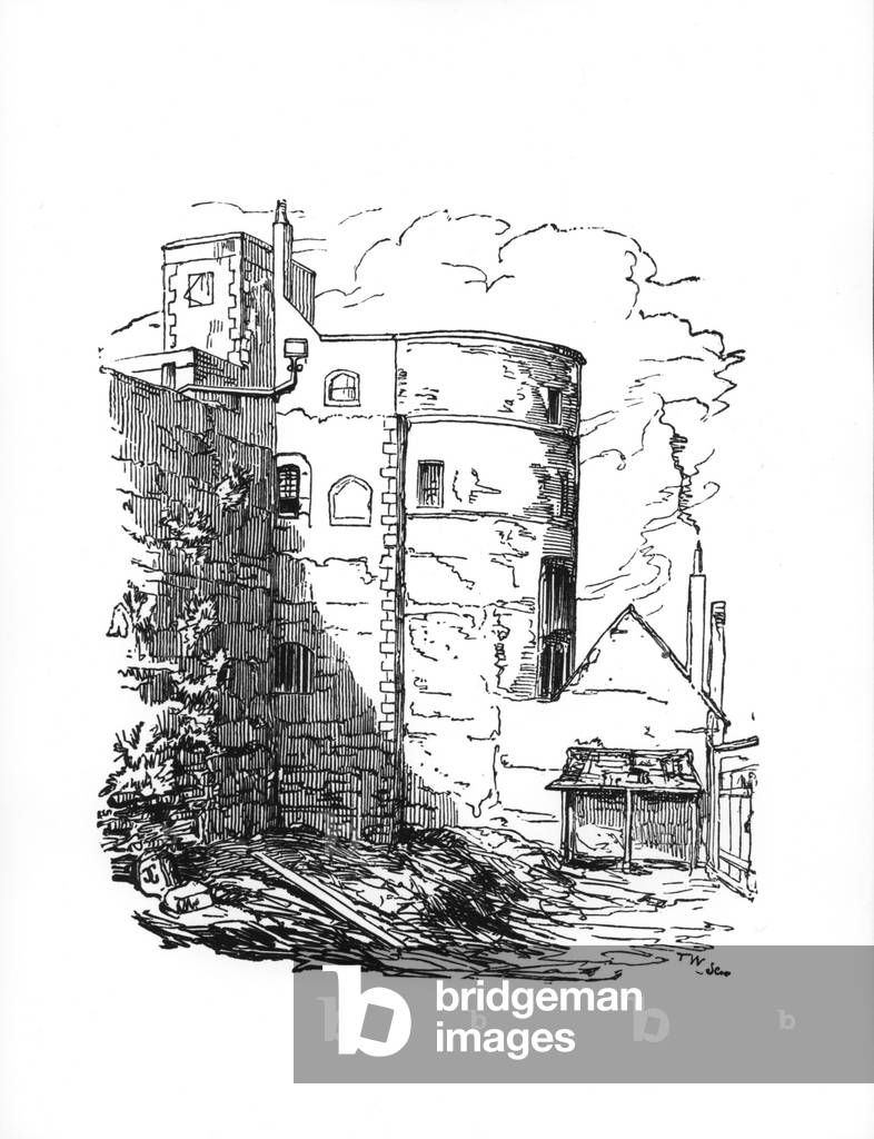 The Martin Tower (Jewel House), c.1845 (engraving)