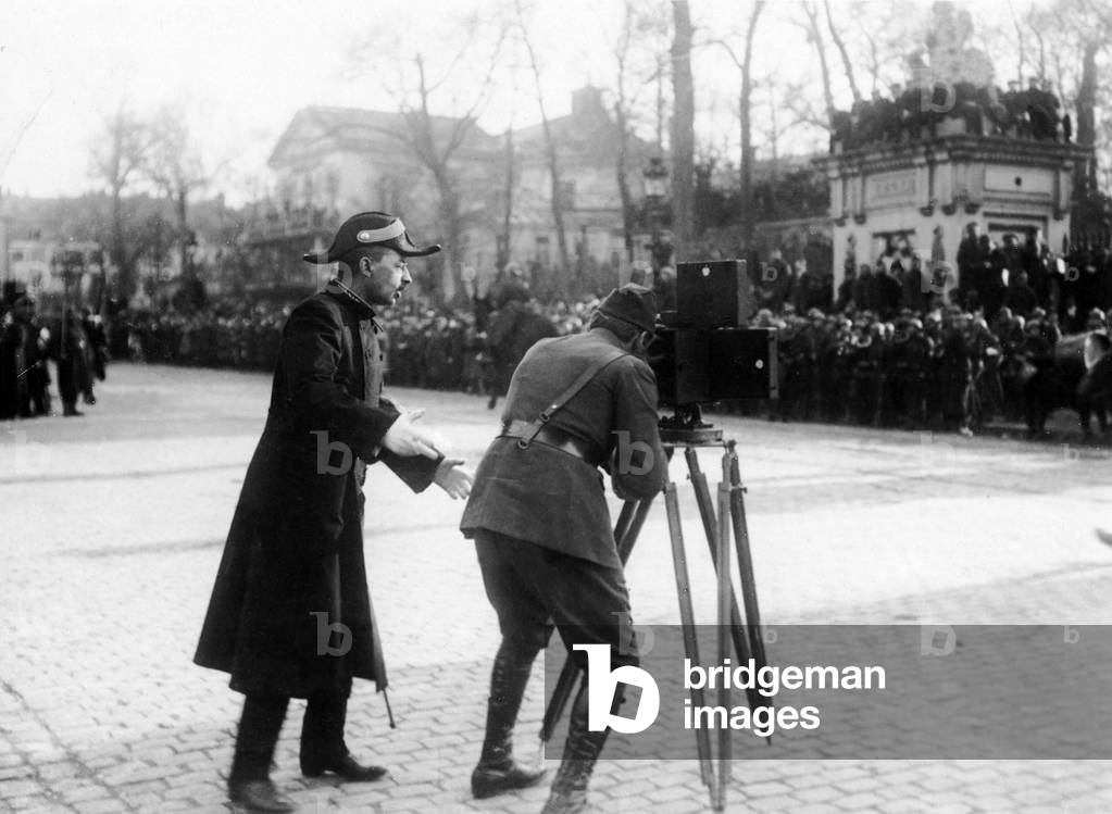 Official photograph taken on the British Western Front, 1917-1918 (b/w photo)
