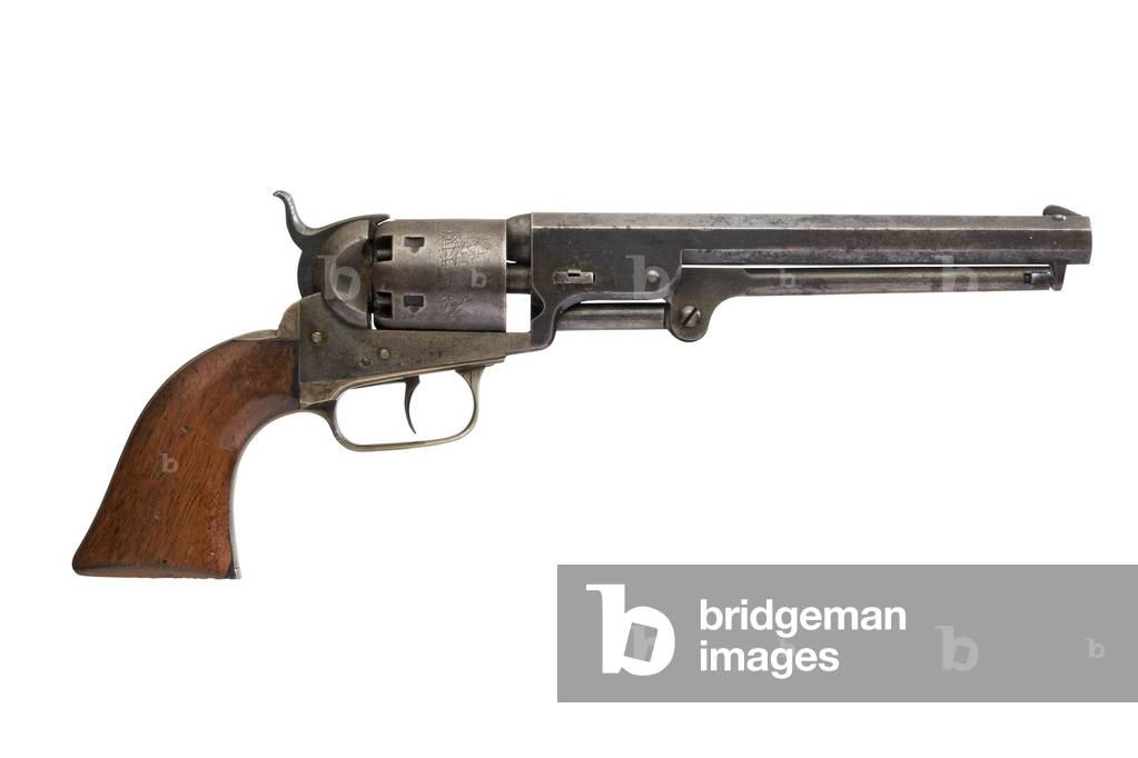 Percussion six shot revolver, c.1870 (photo)