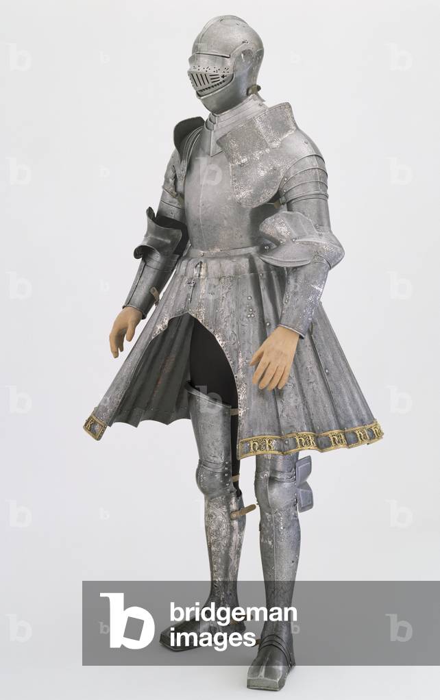 Silvered and engraved armour, c.1514