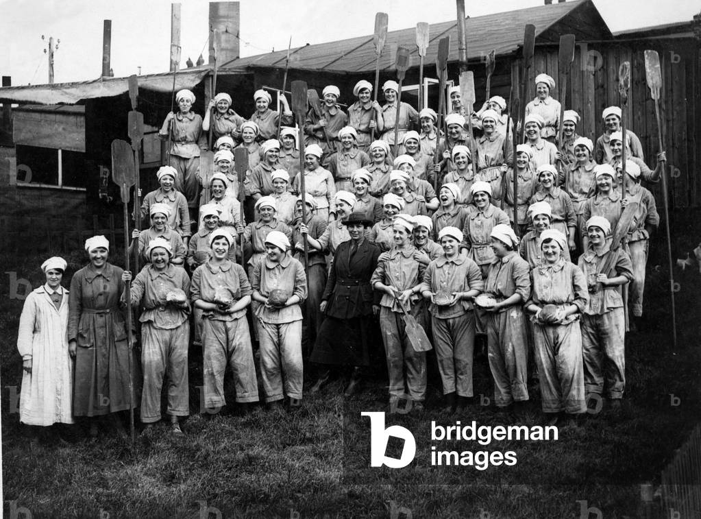 Official photograph taken on the British Western Front during the First World War, 1917-18 (b/w photo)
