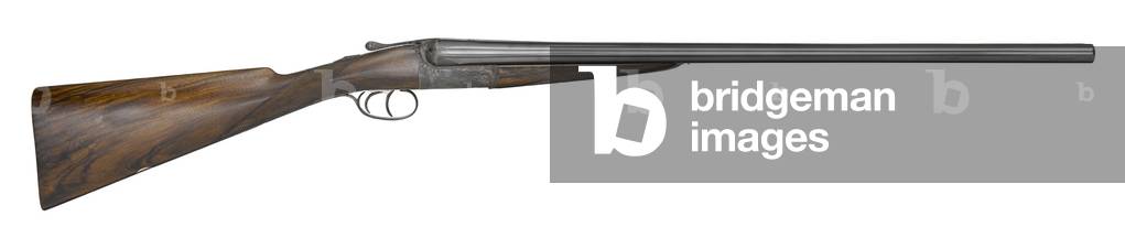 Cased centrefire breech-loading double-barrelled shotgun, 1985 (photo)