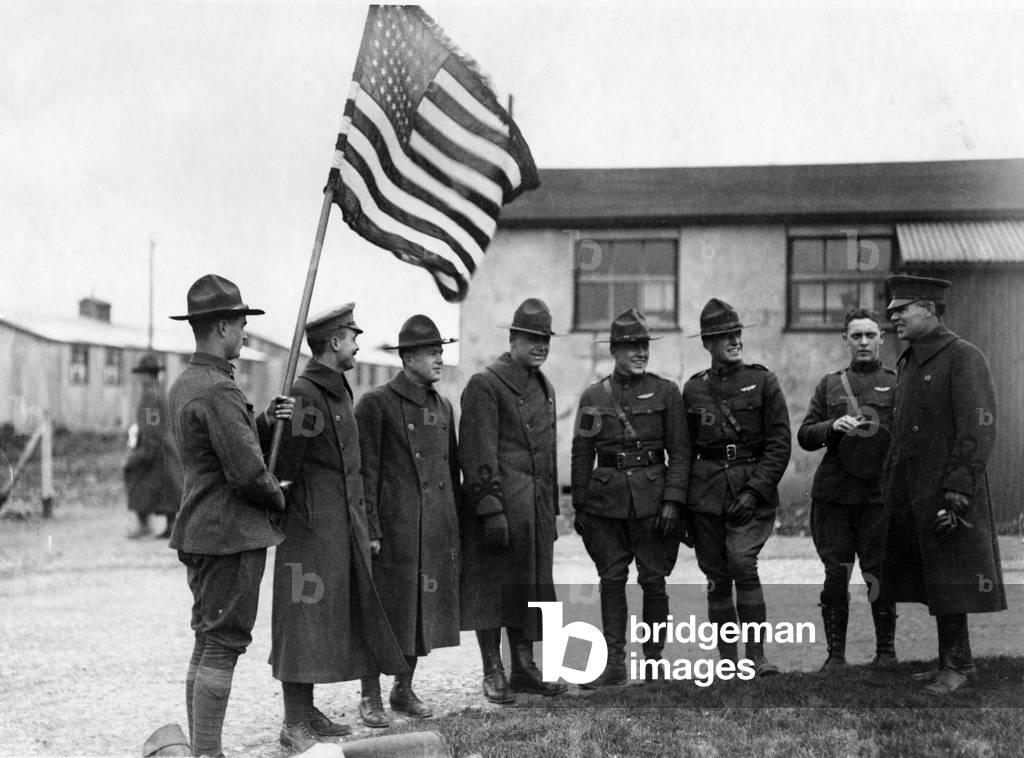 Official photograph taken on the British Western Front, 1917-1918 (b/w photo)
