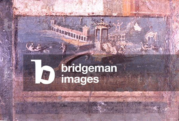 Seascape with boats and buildings, 1st century BC (fresco)