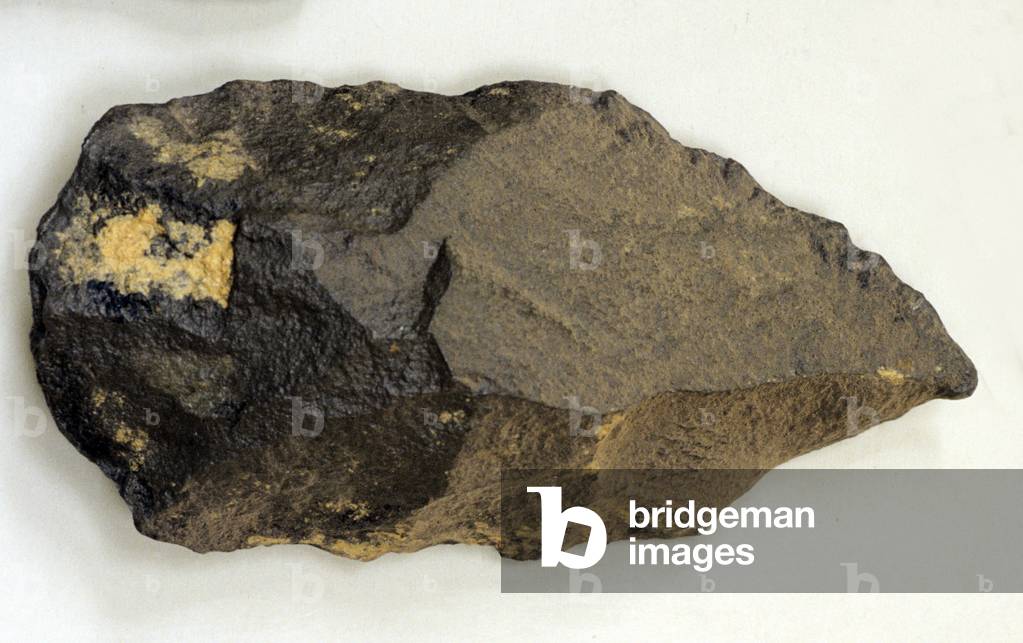 Ascia mano acheuliana, c.200 000 a.C. (pietra focaia)