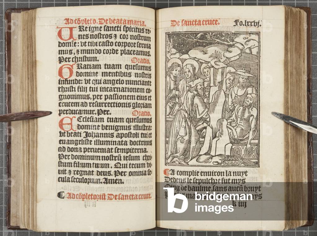 Fol 76, Li Patenostre que nostre seigneur Jesuchrist fist, 1560 (engraving)