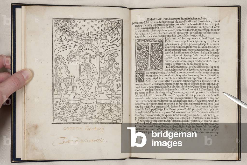 De Sphaera Mundi by Joannes de Sacro Bosco (fl.1230), 1490 (engraving)