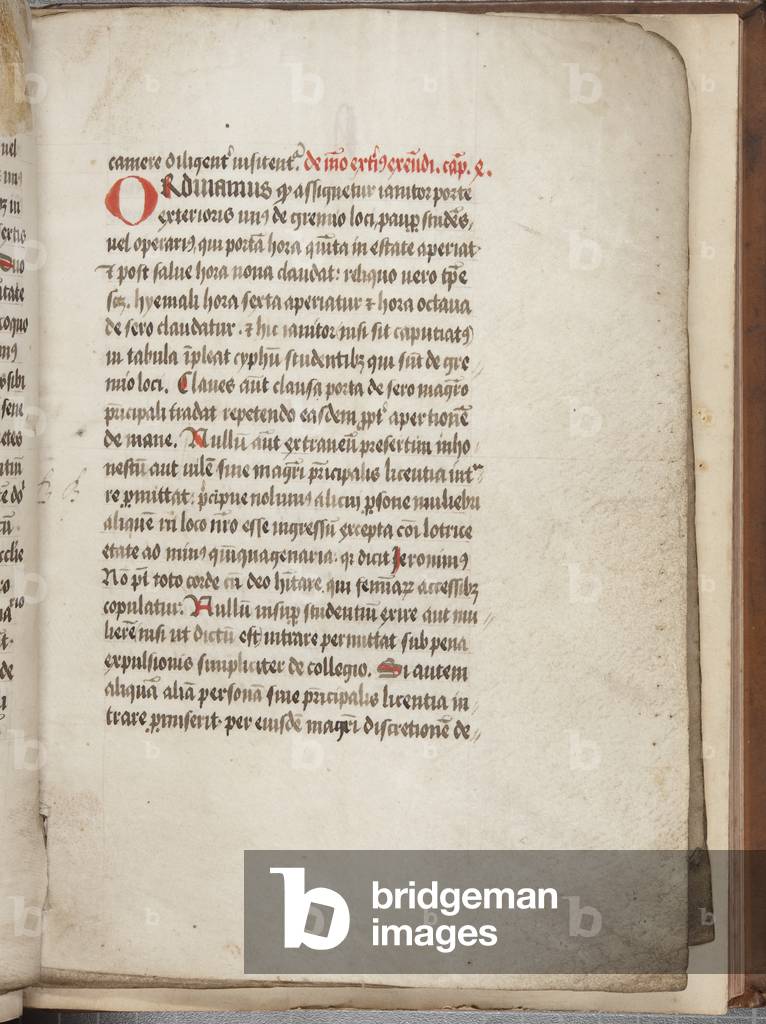 Statutes of St Leonard's College, 1544 (ink on vellum)