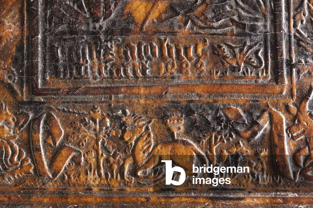 Moralia, sive Expositio in Job, 1495 (leather-bound volume)