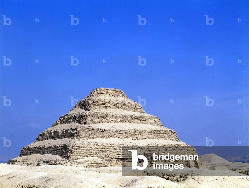 Djoser site (=Zoser or Djeser), general view, Saqqara (Sakkara).