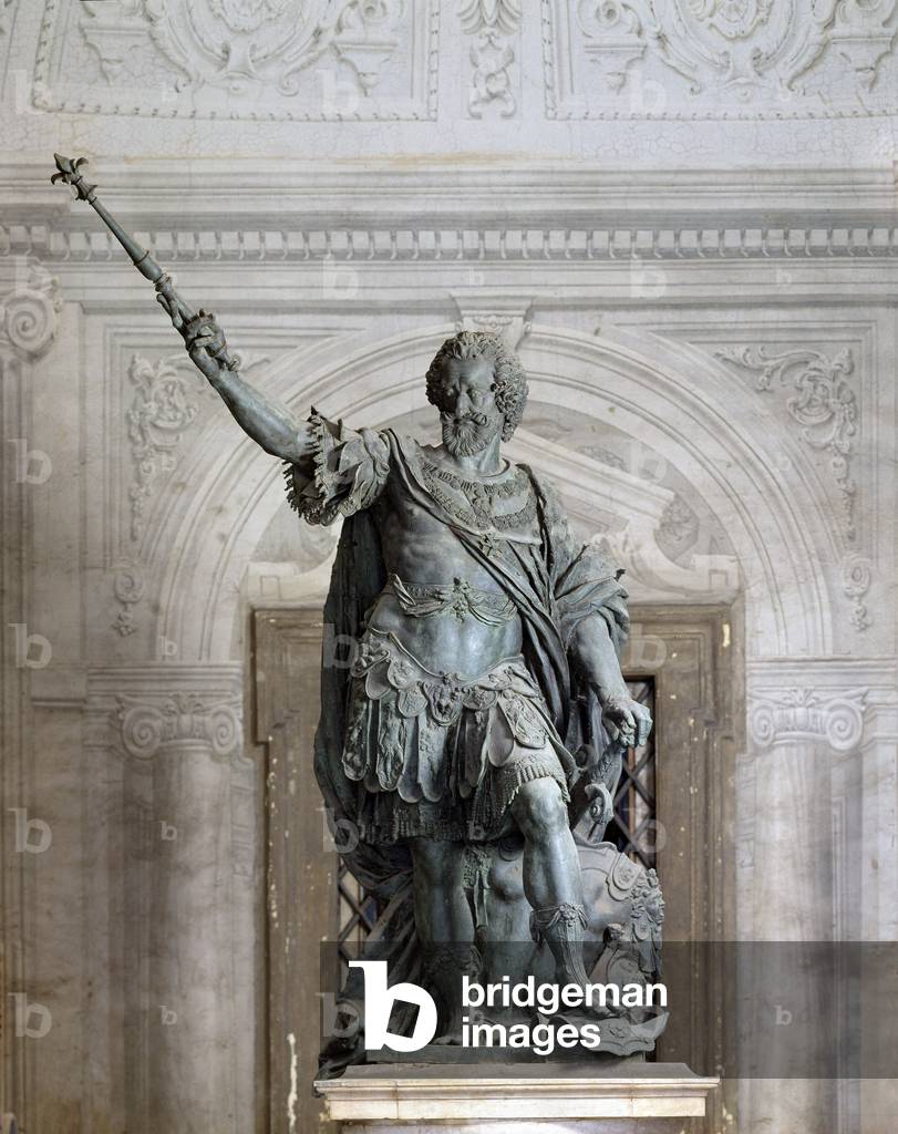 Portrait of King Henry IV by sculptor Nicola (Nicolas) Cordier (1567- 1612)