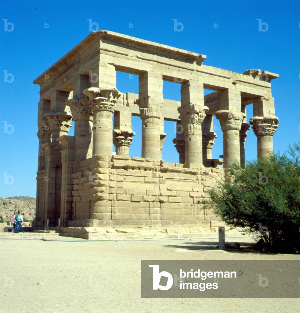 Temple of Isis in Philae. Pavillion of Trajan.