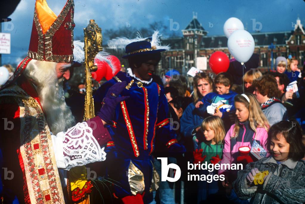 Sinterklaas Procession, Amsterdam, Holland (photo)